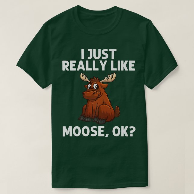 T-shirt Cool Moose Pour Hommes Femmes Deer Alaska Moose Lo (Design devant)