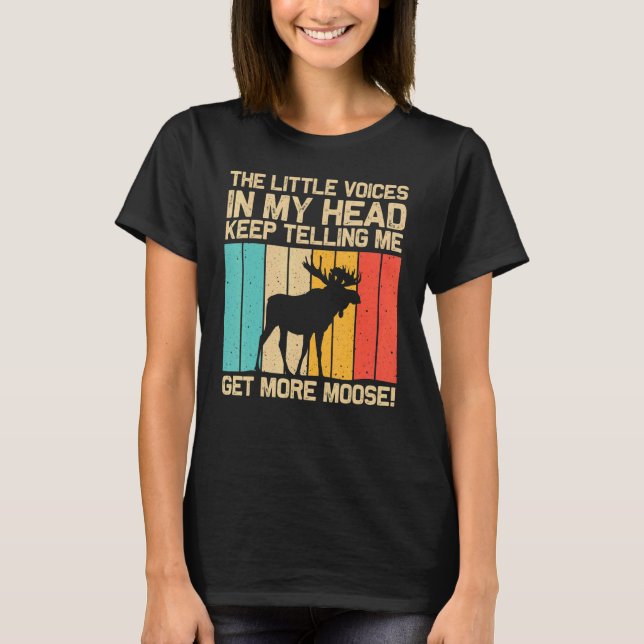 T-shirt Cool Moose Pour Hommes Femmes Moose Alaska Moose E (Devant)