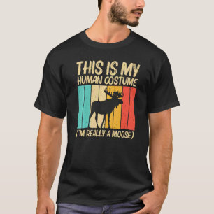 T-shirt Cool Moose Pour Hommes Femmes Moose Alaska Moose E