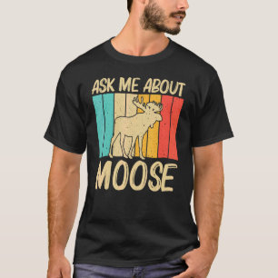 T-shirt Cool Moose Pour Hommes Femmes Moose Deer Bull Elk
