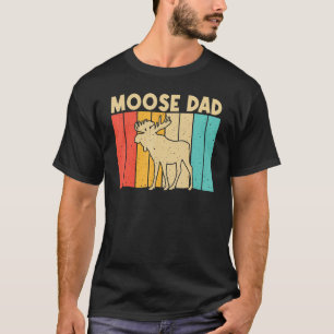T-shirt Cool Moose Pour Papa Père Moose Deer Bull Elk