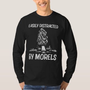 T-shirt Cool Morel Design Pour Hommes Femmes Chasse Aux Ch