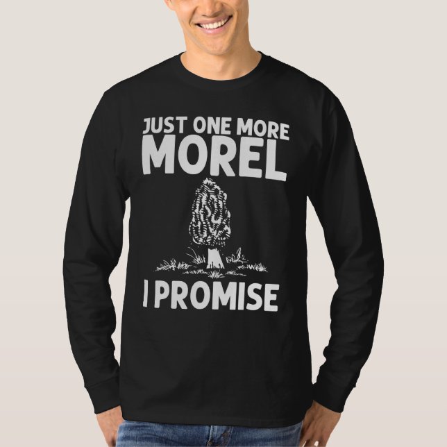 T-shirt Cool Morel Design Pour Hommes Femmes Chasse Aux Ch (Devant)