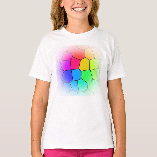 T-shirt Cool Motif arc-en-ciel (Devant)