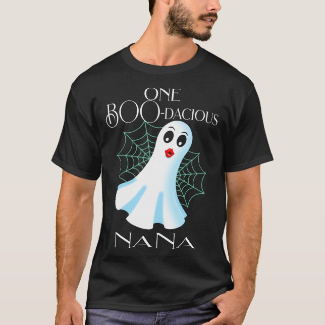 T-shirt Cool Nana Halloween Ghost Costume Crazy Grandma Ha (Devant)