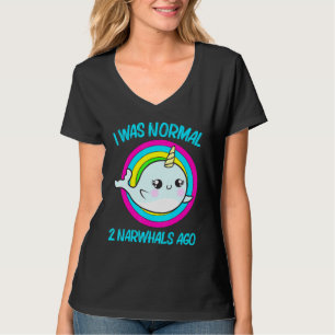 T-shirt Cool Narwhal Pour Hommes Femmes Arc En Ciel Tusk M
