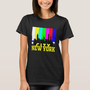T-shirt Cool New York City avec l'illustration du signal d