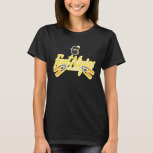 T-shirt Cool Ninja Costume Pain Ninjas Silencieux Mais Mor