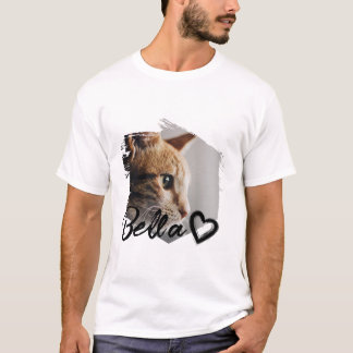 T-shirt Cool Nom et photo personnalisés pour votre animal