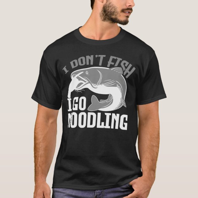 T-shirt Cool Noodling Fishing Noodle Fish Fishermen (Devant)