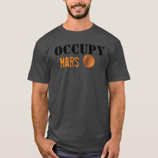 T-shirt Cool Occupy Mars
