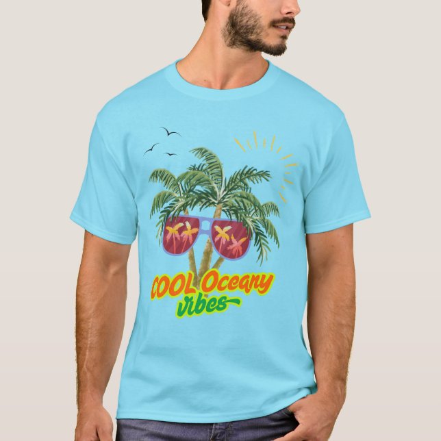 T-shirt cool Oceany Vibes (Devant)