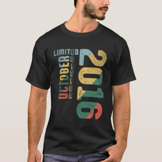 T-shirt Cool Octobre 2016 Depuis 2016 Awesome Birth 2016 R