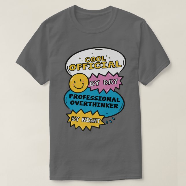 T-shirt Cool Officiel Par Jour Professionnel Surpenseur Pa (Design devant)