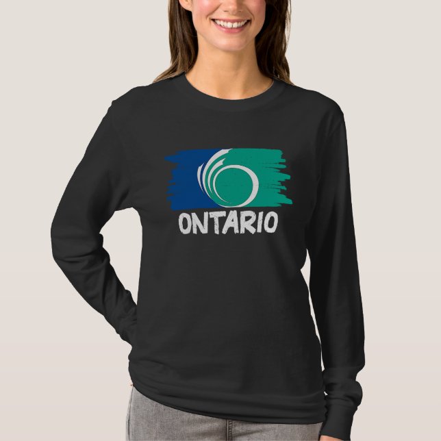 T-shirt Cool Ontario Flag (Devant)