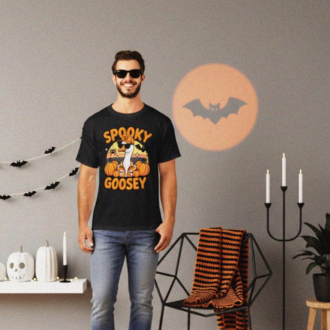 T-shirt Cool Orange Halloween Goose Dessin (Créateur téléchargé)