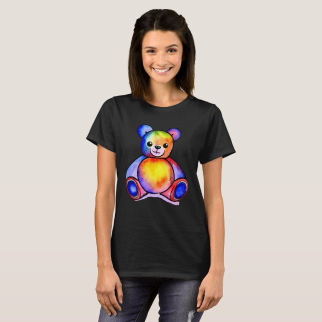 T-shirt Cool Ours mou Teddy positif (Devant entier)
