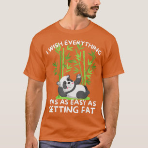 T-shirt Cool Panda Funny Panda Bear Repose Drôle Citation