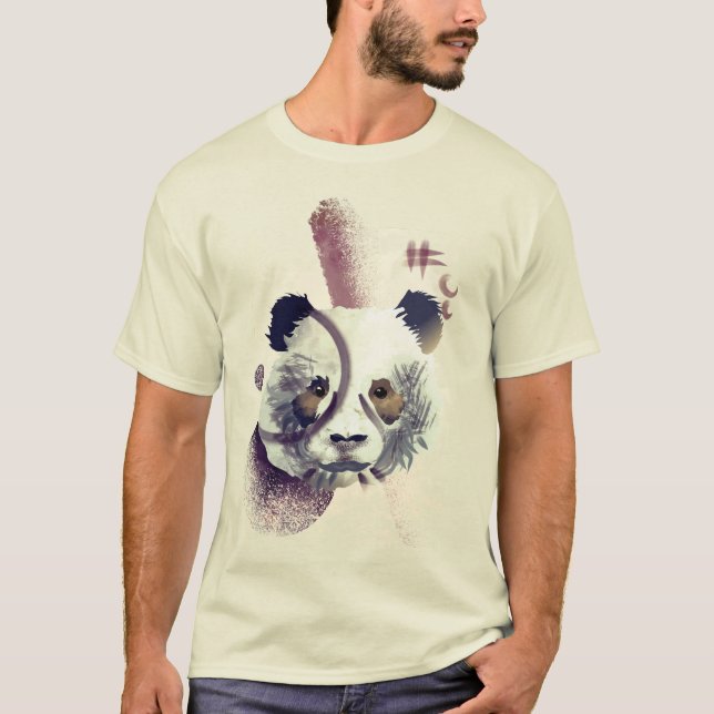 T-shirt Cool Panda Illustration Art (Devant)