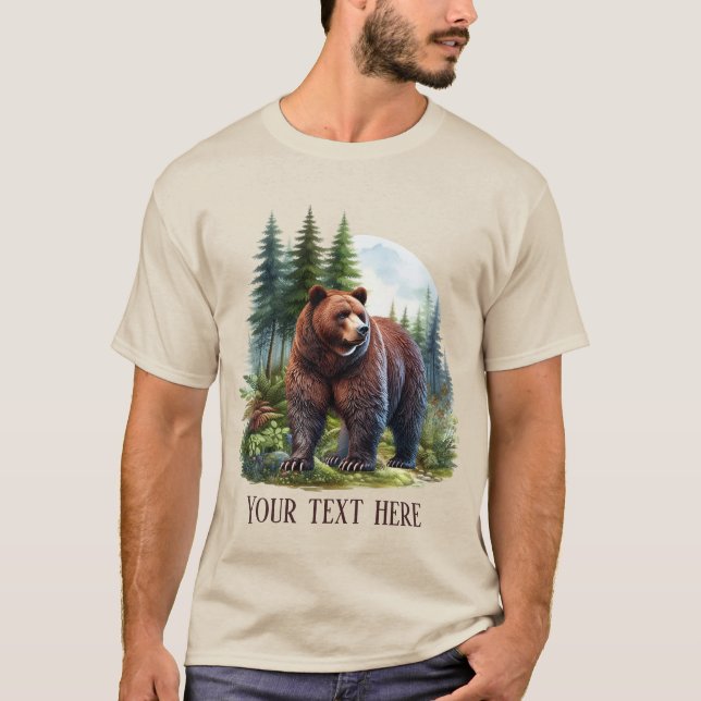 T-shirt Cool Papa ours personnalisable (Devant)