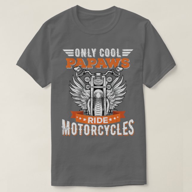 T-shirt Cool Papaws Ride Motos Vélo pour le sport (Design devant)