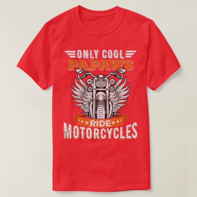 T-shirt Cool Papaws Ride Motos, Vélo pour Spo (Design devant)