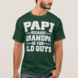 T-shirt Cool Papi Design Pour Papi Hommes Grand-Père Paren
