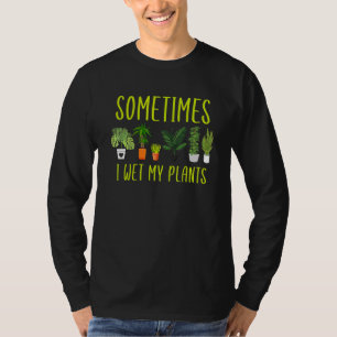 T-shirt Cool Parfois J'Ai Regardé Mon Jardin Plante