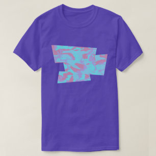 T-shirt Cool Pastel Camo Motif soufflé Pixel