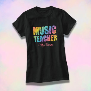 T-shirt Cool Pastel Treble Clef Musical Note Musique Profe