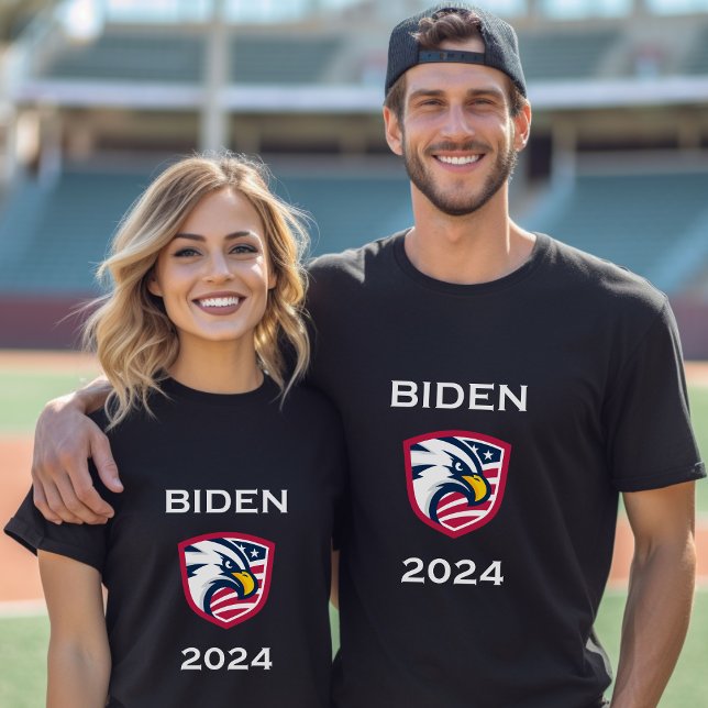 T-shirt Cool patriotique Joe Biden 2024 Élection Aigle fon (Créateur téléchargé)