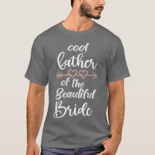 T-shirt Cool Père De La Belle Mariée Père Marié Mariée Mar