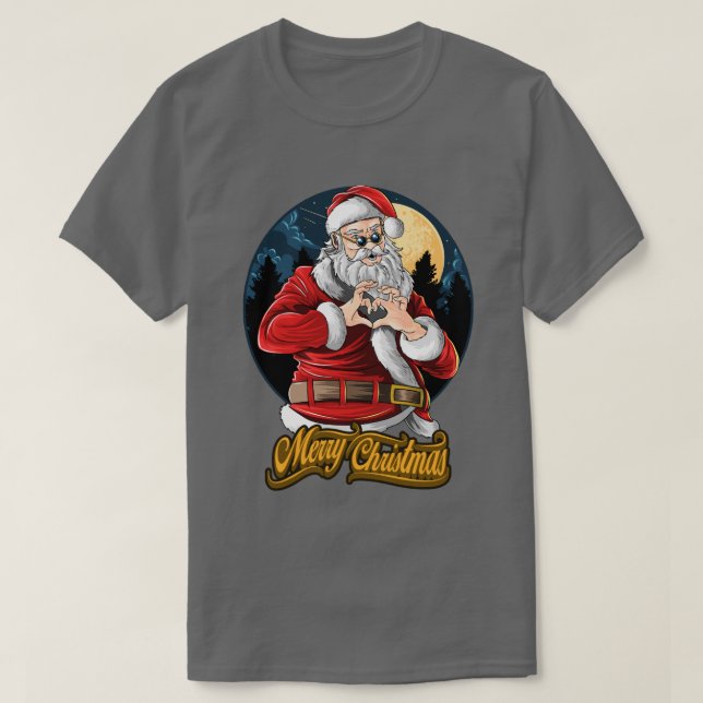 T-shirt Cool Père Noël (Design devant)