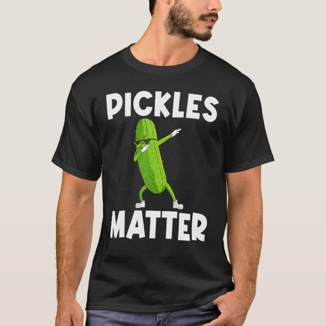 T-shirt Cool Picket Pour Hommes Femmes Gros Dill Cucumber  (Devant)