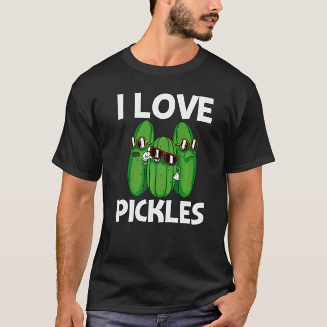 T-shirt Cool Pickle For Men Women Pickle Food Cucumber     (Devant)