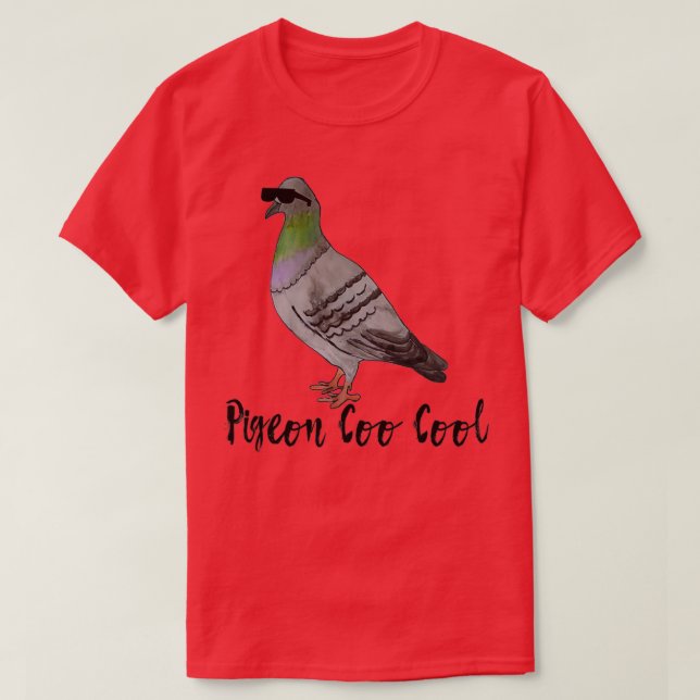 T-shirt Cool Pigeon Coo 2 (Design devant)
