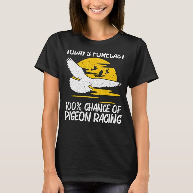 T-shirt Cool Pigeon Racing Pour Hommes Femmes Hommage Pige (Devant)