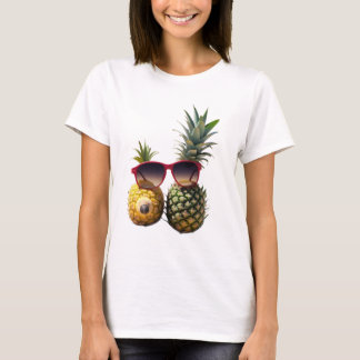 T-shirt Cool Pineapples with Sunglasses – Fun Summer Vibes