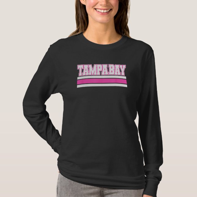 T-shirt Cool Pink Tampa Girly Pink Simple & Adorable Tampa (Devant)