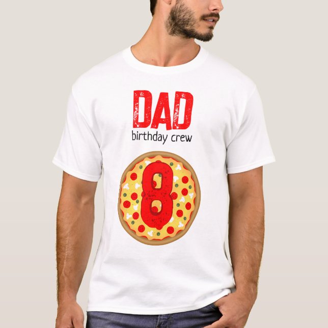 T-shirt Cool plaisir pizza fête anniversaire de enfant équ (Devant)