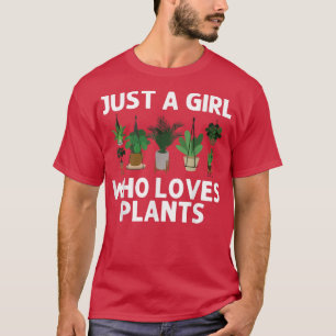 T-shirt Cool Plante Pour Filles Enfants Pot Gardener Plant