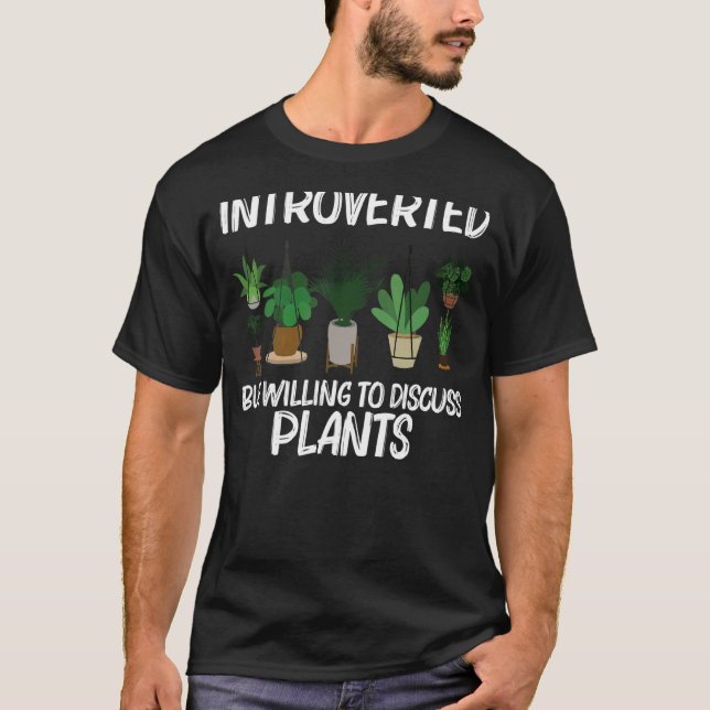T-shirt Cool Plante Pour Hommes Femmes Pot Gardener Plante (Devant)
