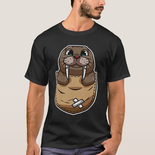 T-shirt Cool Pocket Seadog Graphic Tee - shirts & Cool Des (Devant)