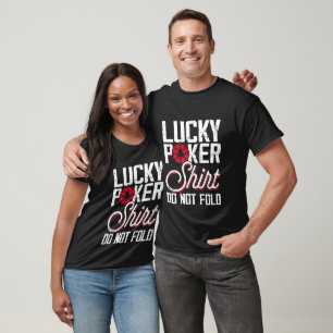 T-shirt Cool poker mot art casino