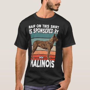 T-shirt Cool Police Chien Malinois Motif Marche Vintage
