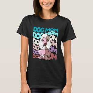 T-shirt Cool Poodle Chien Maman Retro Chien Vintage