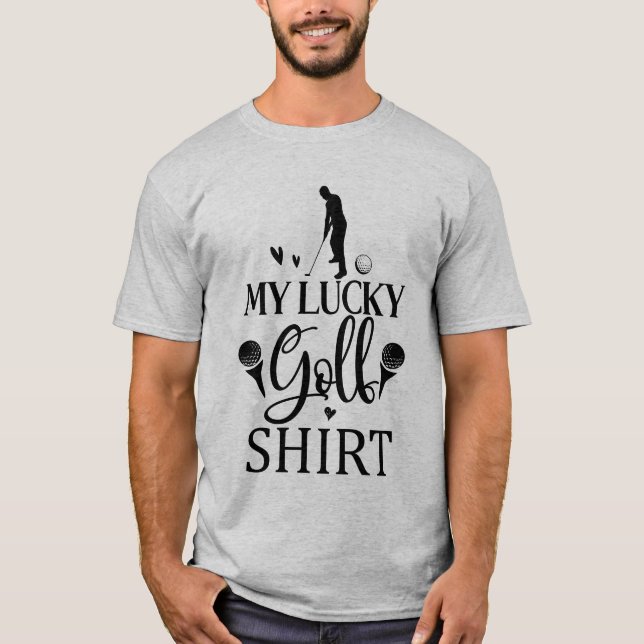 T-shirt Cool porte-parole de golf (Devant)