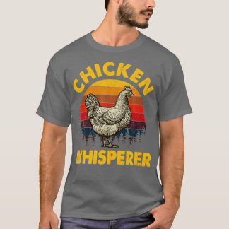 T-shirt Cool Poulet Whisperer Drôle Amateur de poulets Agr