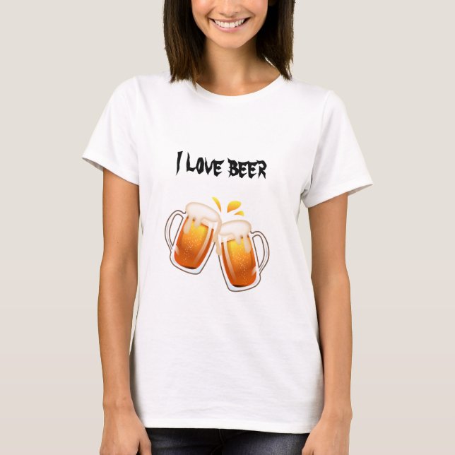 T-shirt cool pour les amateurs de bière (Devant)