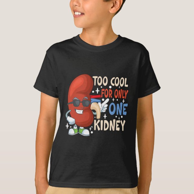 T-shirt Cool Pour Une Seule Transplantation Du Rein Maladi (Devant)